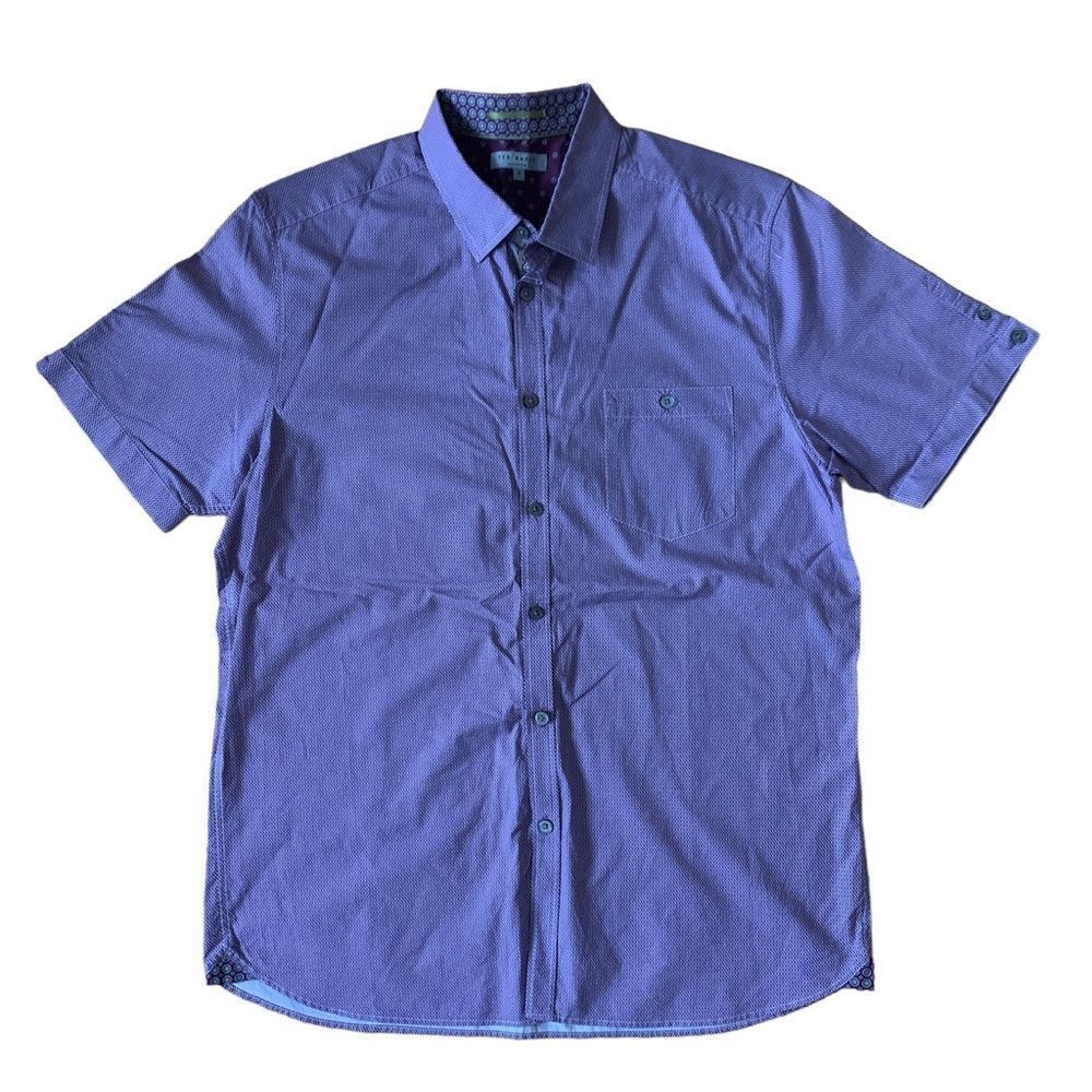 Ted Baker London Purple Button Up Shirt